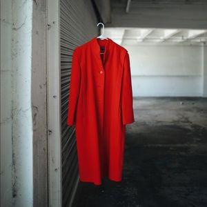 RED WOOL COAT❤️